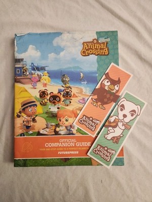 Animal Crossing New Horizons Companion Guide Official Futurepress w/ Bookmarks