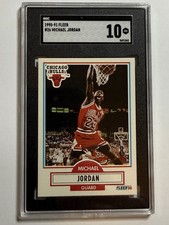 1990-91 Fleer - Michael Jordan #26 SGC 10 Gem Mint! HOF! Goat! Chicago Bulls!