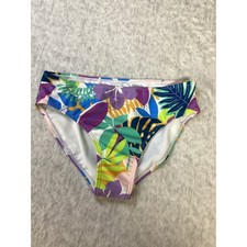 Andy & Evan Girls Tropical Floral Bikini Swim Bottom Multicolor Size M nwot