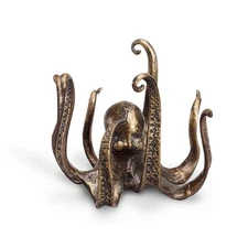 Large Decorative Cast Iron Octopus Table Topper / Statue