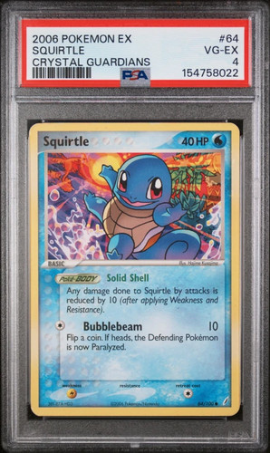Squirtle graded PSA 4 for sale on eBay