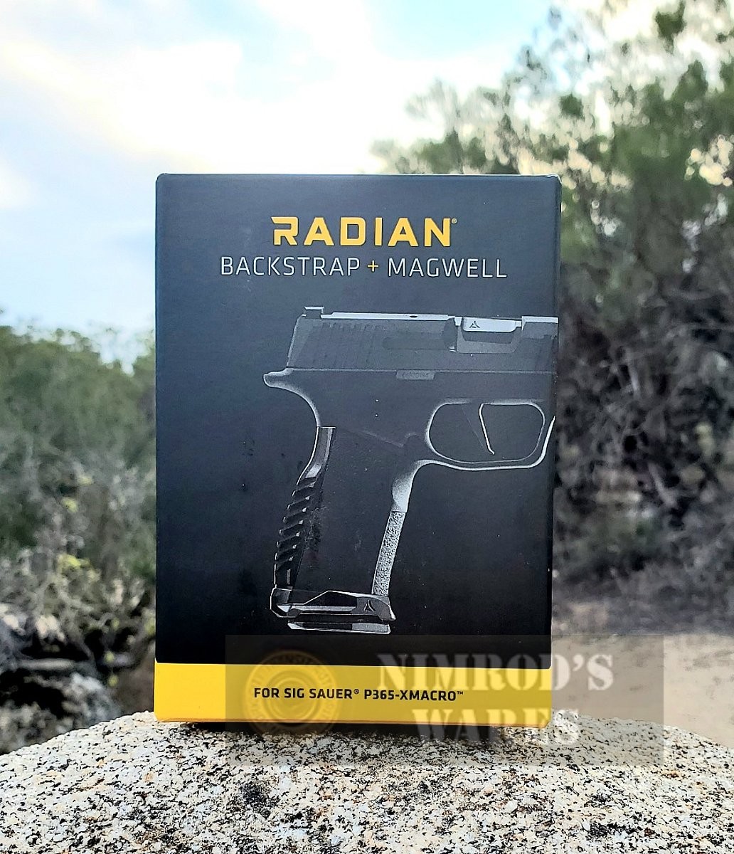 Radian Sig P365-XMacro BACKSTRAP + MAGWELL Aluminum H0014 FAST