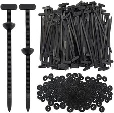 150Pcs Nylon Universal Cable Tie Buckle for Car, Automotive Zipper Clips, Plasti