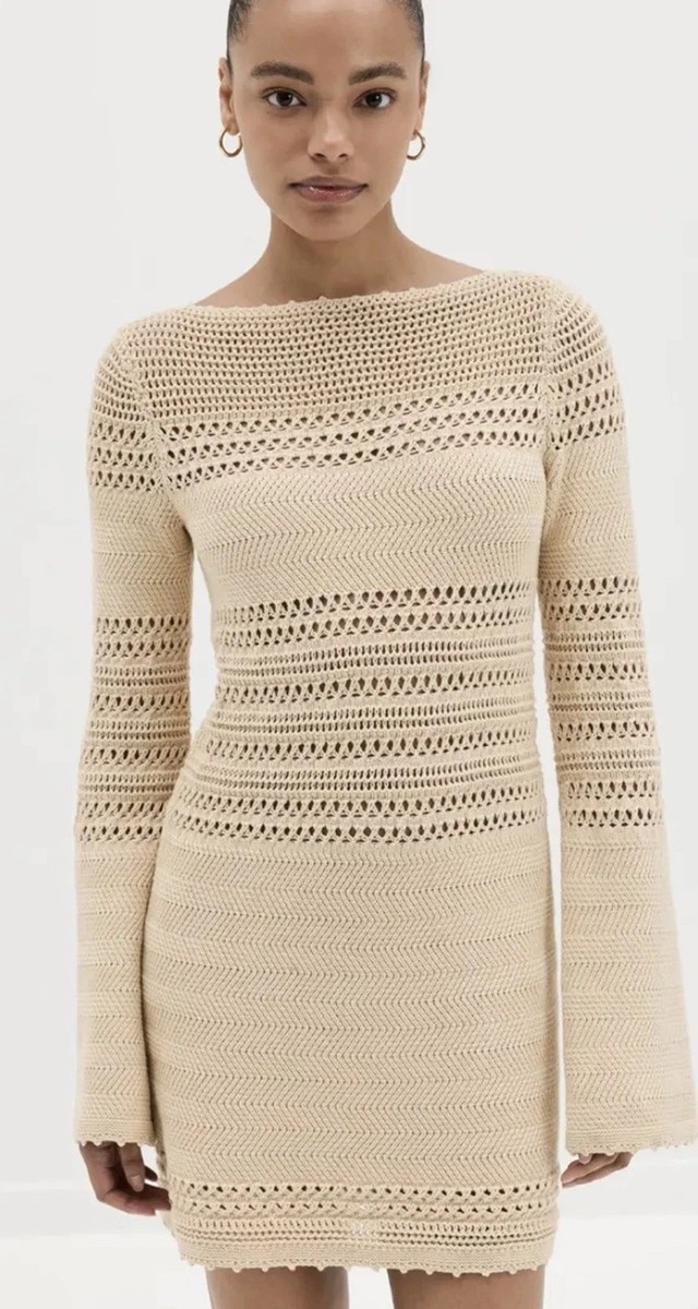 ivory midi dresses LONG SLEEVE MIDI DRESS IN IVORY | CULT MIA