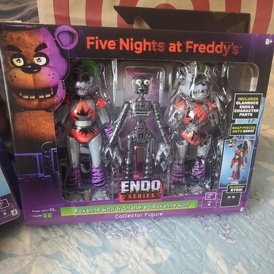 Five Nights at Freddy s  Endo Roxanne Wolf & Shattered Roxanne Wolf FNAF IN HAND