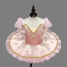 Children's Adult Ballet Short-sleeved TUTU Dress Practice Puff Skirt Dance Suit