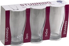 Tall Highball Glasses Water Juice Drinking Tumblers Glass 540ml Set of Glasses