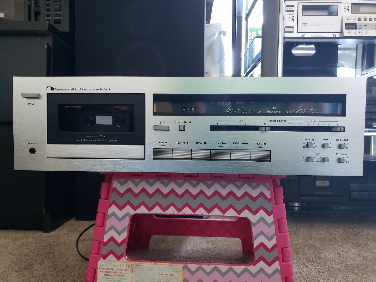 Nakamichi 480 2-Head Cassette Deck used