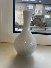 Vintage Opalglas Vase „Edelstein Bavaria“ – 1960er – Milchglas – Mid-Century