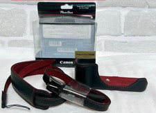 Genuine leather digital camera case for Canon Powershot G5 X unused