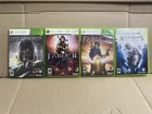 Microsoft Xbox 360 Lot Of 4 Assassins Creed,  Dishonored, Fable 2, Fable 3