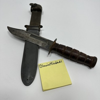 WW2 KA-BAR USN Mk2 Fighting Knife Super Nice Original | eBay