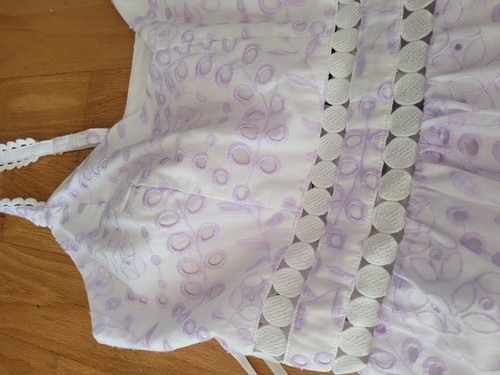 New Lilly Pulitzer Tiah Midi Dress Lilac Size 16 - Picture 11 of 12