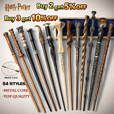Harry Potter Magic Wand Metal Core Dumbledore Hermione Voldemort Cosplay Prop
