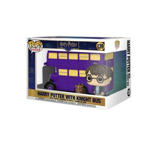 Funko Pop! Harry Potter: Harry w/ Knight Bus Super Deluxe Pop Rides
