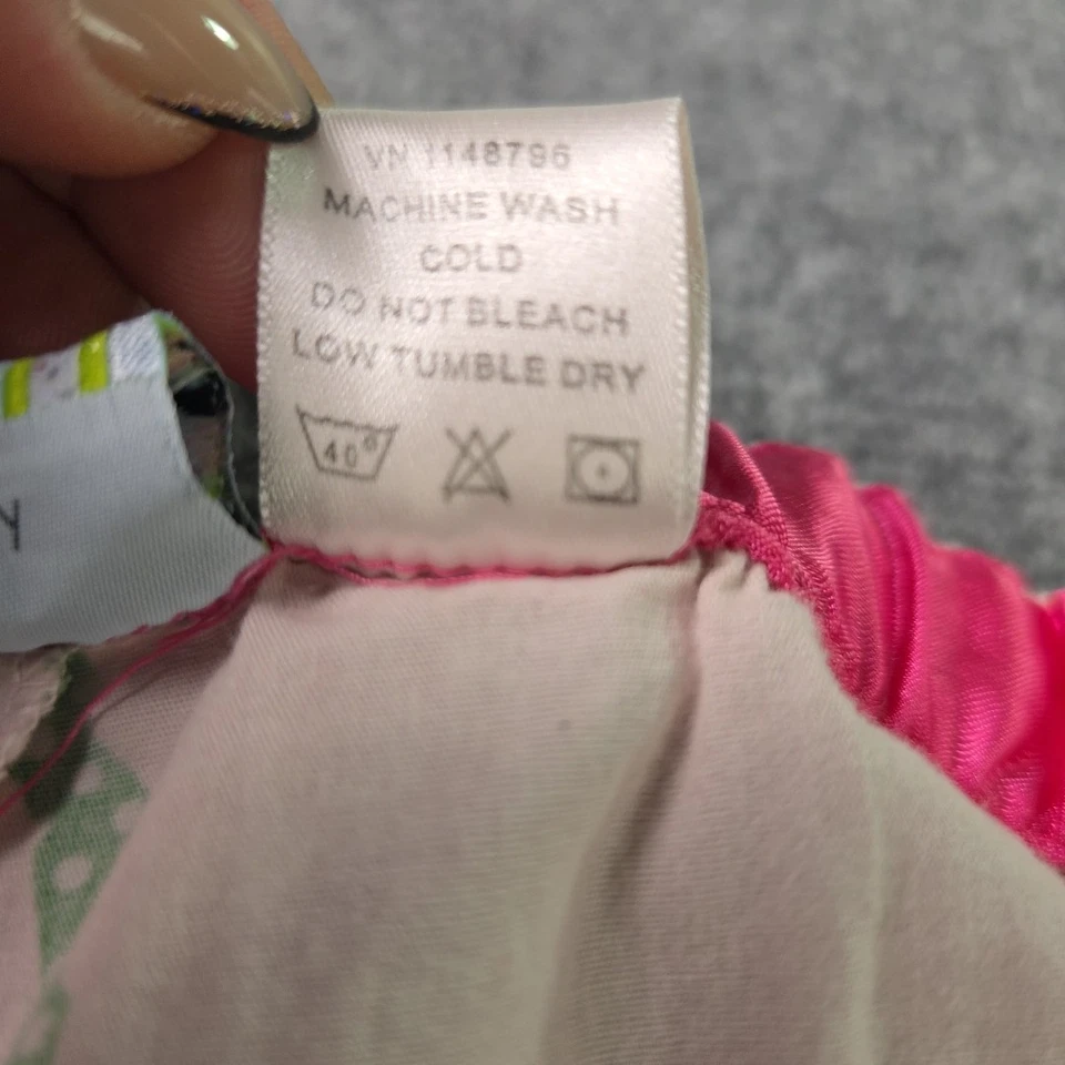 Брюки женские Disney винтажные 2 Tinker Bell PJ XL розовый хлопок эластичная талия Y2K - Изображение 4 из 4