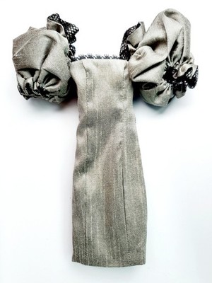 Raw Silk Dress For Slender 16'' Fashion Dolls Kingdom Deva Modsdoll Gene Read!