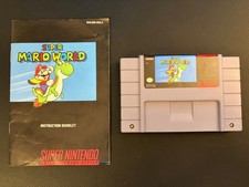 Super Mario World Manual - Super Nintendo SNES NTSC - AUTHENTIC