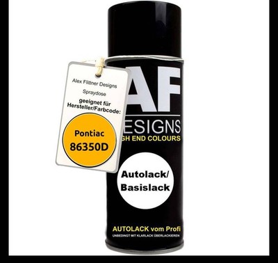 Für Pontiac 86350D Wheatland Yellow Spraydose Basislack Sprühdose 400ml