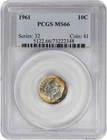 1961-P Roosevelt Silver Dime MS66 PCGS