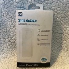 Zagg Eco Shield Hybrid Glass Screen Protector For iPhone 15 Pro