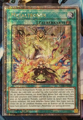 Yu-Gi-Oh Metaltronus RA04-DE100 - Quarter Century Secret Rare - 1. Auflage - NM