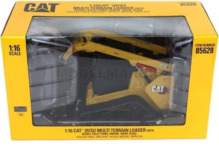 DIECAST MASTERS 85628 CAT 272D2 Minipala compatta cingolata Caterpillar 1:16 - Immagine 2 di 3