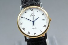 Reloj Hombre Vintage 1995 *Casi COMO NUEVO* OMEGA De Ville Cal.1532 Cuarzo Romano JAPÓN