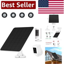 Waterproof Solar Panel for Ring Stick Up  Spotlight Cameras  9.8ft Cable