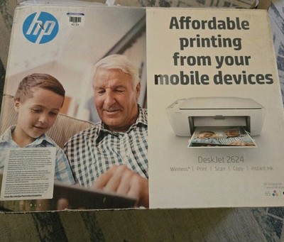 HP Deskjet 2624 Wireless All-in-one Instant Ink Ready Printer. Open Box  
