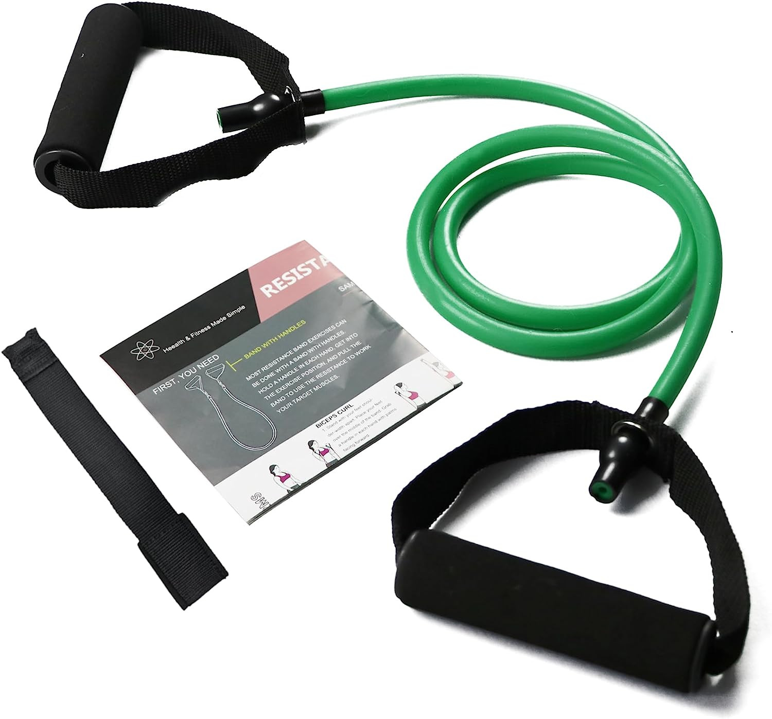 With Handles, Single Resistance Bands, Exercise Bands With H