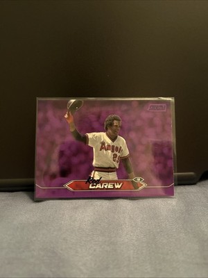 2024 STADIUM CLUB ROD CAREW PURPLE 46/75!!!