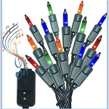 140 Waterproof Multi-Color Musical Christmas Lights 25 Songs 8-Function Green