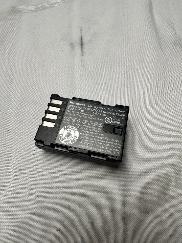 Batería Panasonic Lumix OEM DMW-BLF19PP para Lumix DMC GH3, GH4, GH5 Foto 2 de 4
