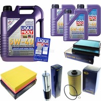 Inspektionskit Filter Liqui Moly ÖL 8L 5W-40 FüR Bmw 5Er E39 540I 535I