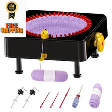 JAMIT Knitting Machine, 48 Needles Loom Machines for Adults 1, Black