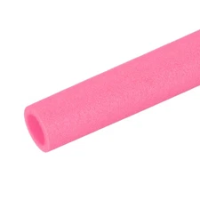 1-1/4"(32mm)IDx3.3FTx2.05" Pipe Insulation Foam Tube Pool Noodles Rose Red