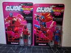 New ListingSuper7 G.I. Joe Ninja Force ReAction Snake Eyes & Cobra Commander Figure Lot NEW