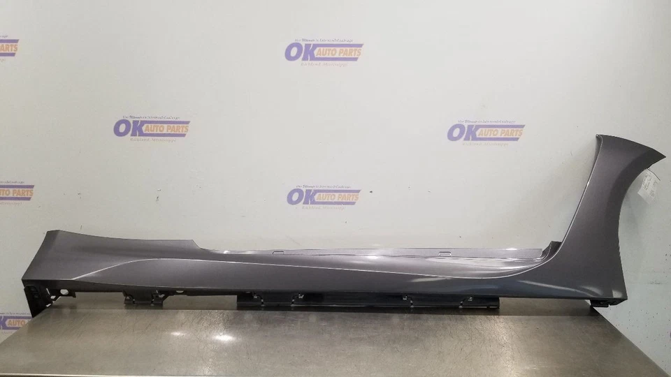 15 LEXUS RC F SPORT ROCKER PANEL MOLDING SIDE SKIRT RIGHT PASSENGER GRAY — 第 2/4 张图片