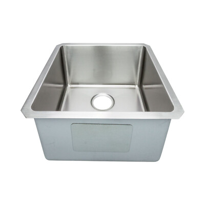 Bevy Undermount Radial 18'' X 18'' X 10'' 15 Gauge Stainless Steel Single Sink Bowl