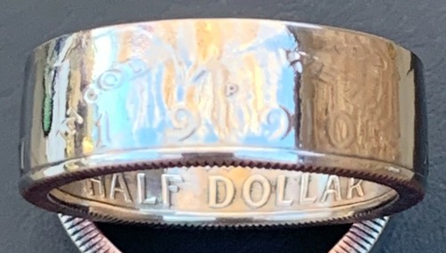 1971-2023 Kennedy Half $ Coin Ring, Size 8-17, Pick the year. Handmade. Free S&H - Picture 106 of 181