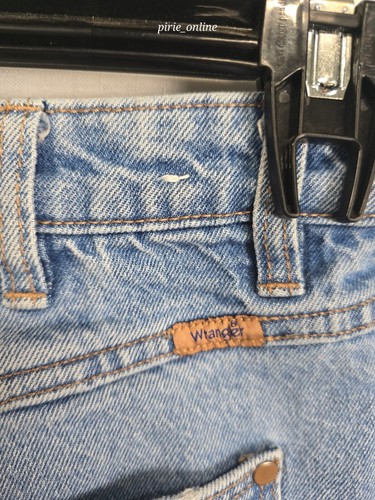 wrangler blue vintage wash organic cotton high waist drew tapered jeans size 8 - Picture 11 of 14