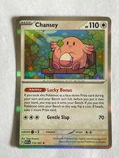 POKEMON CHANSEY 113/165 RARA HOLOFOIL VIOLA SCARLATTO 151 CARTA QUASI NUOVA