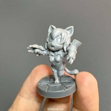 MINI GIRL Figure For Dungeons  Dragon D Dgame Marvelous Miniatures Toy  K33