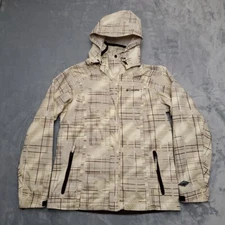 Columbia Jacket Womens M Plaid Bugaboo Omni Tech Interchange Waterproof Shell