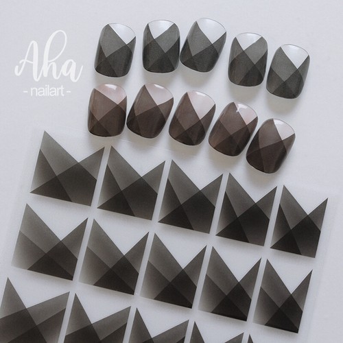 3D Nagelsticker Selbstklebend Nagelaufkleber Glitzer Struktur Textur Fingernägel - Bild 4 von 52