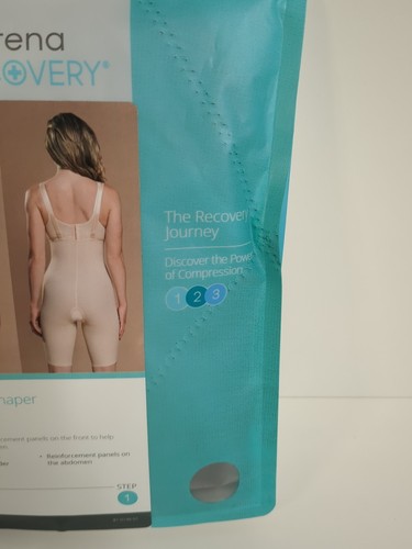 Marena Recovery Compression Full-Thigh Shaper Style: PPGS Short Length L Black - Picture 3 of 8