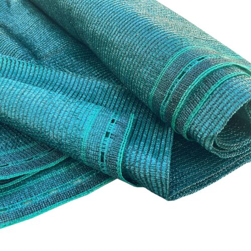 65% UV Block Mesh Fabric Shade Cloth Patio Pergola Cover w/ Lock Holes in Green - Picture 1 of 7