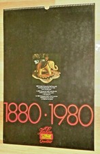 1880-1980 STEIFF CALENDAR TO CELEBRATE STEIFF'S FIRST CENTURY RARE