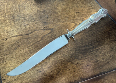 #ad Frank M. Whiting Carving Knife 10 5 8 quot; Sterling Handle $45.00
